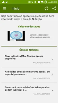 Nutrição android App screenshot 7